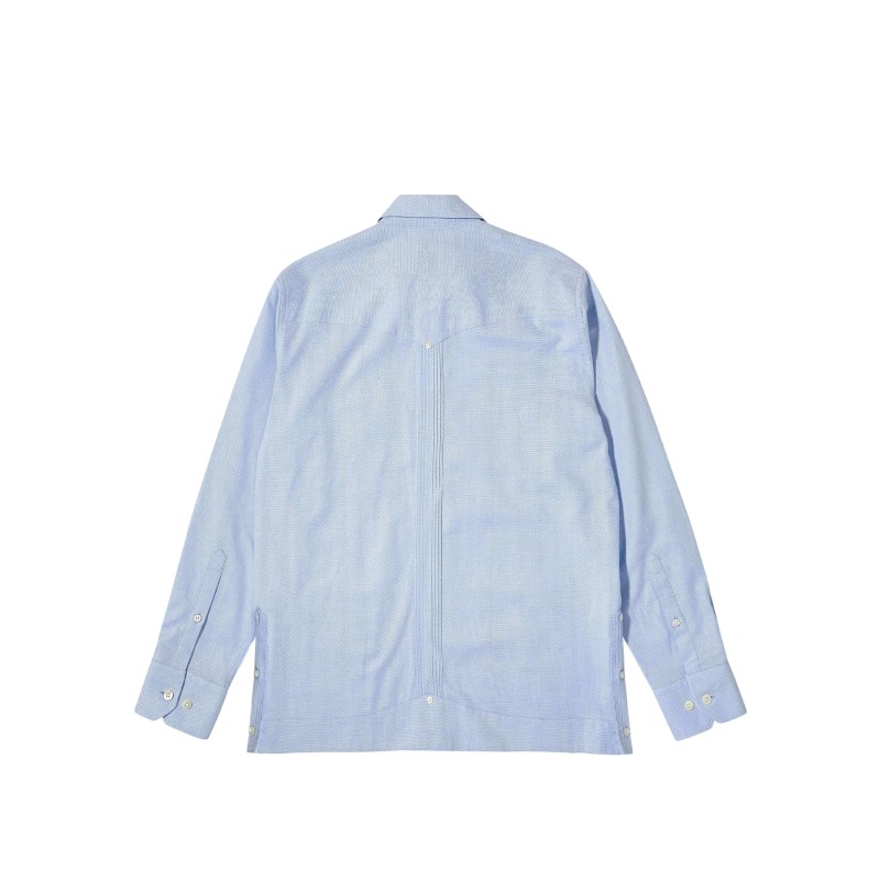 Guayabera 3.0 White Cohiba Atmosphere 100% Piquet Cotton men shirt