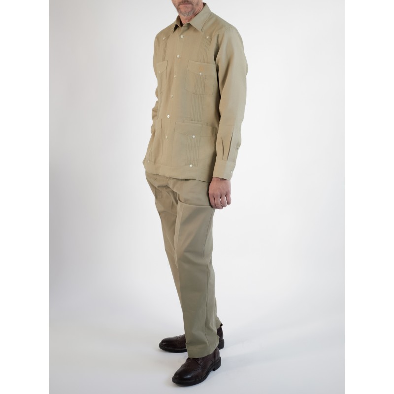 Guayabera Essential 100% Linen – Cohiba Atmosphere
